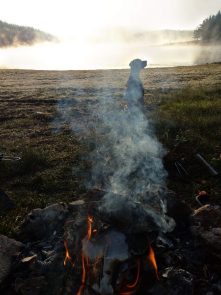 Бруна - 5 часа сутринта - и двете чакаме изгрева