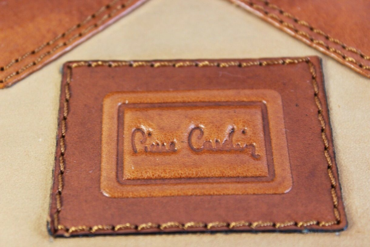 20 "Herren Vtg PIERRE CARDIN Aktentasche aus Leder Work Messenger LAPTOP Busines - Image 11