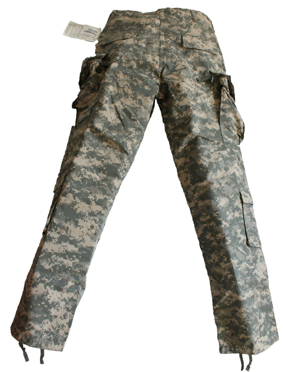 Army Combat Uniform Pant Camouflage Trousers Cotton Nylon Pants Green Camo