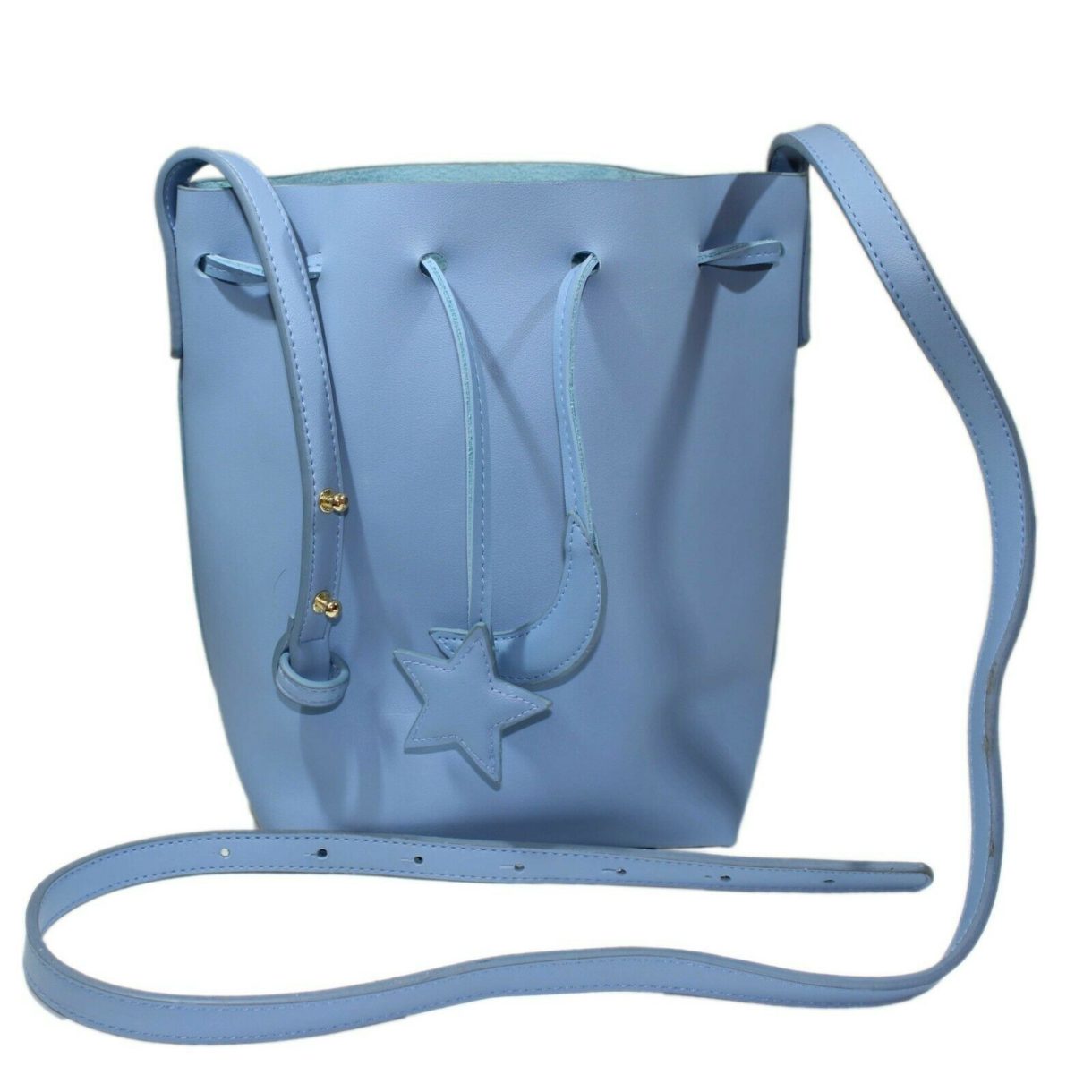 Estee Lauder Bucket Bag elements Sun and Moon color Blue Medium Shoulder Bag