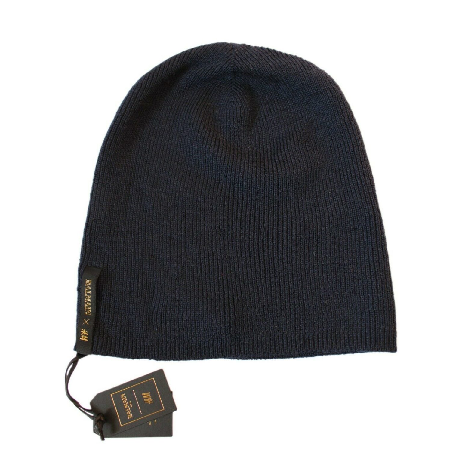 BALMAIN × H&M HAT Collaboration Knit Cap Beanie Limited Edition New Det's SHOP