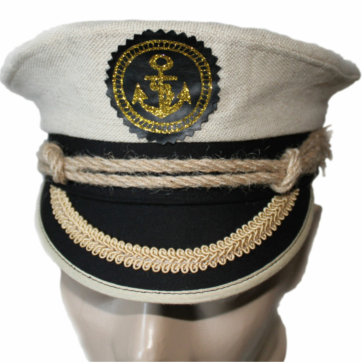 Captain Hat - Yacht , Sailor Cap , Skipper, Marine Hat, Festival hat, Party hat,Bachelor party - Sale of last pieces