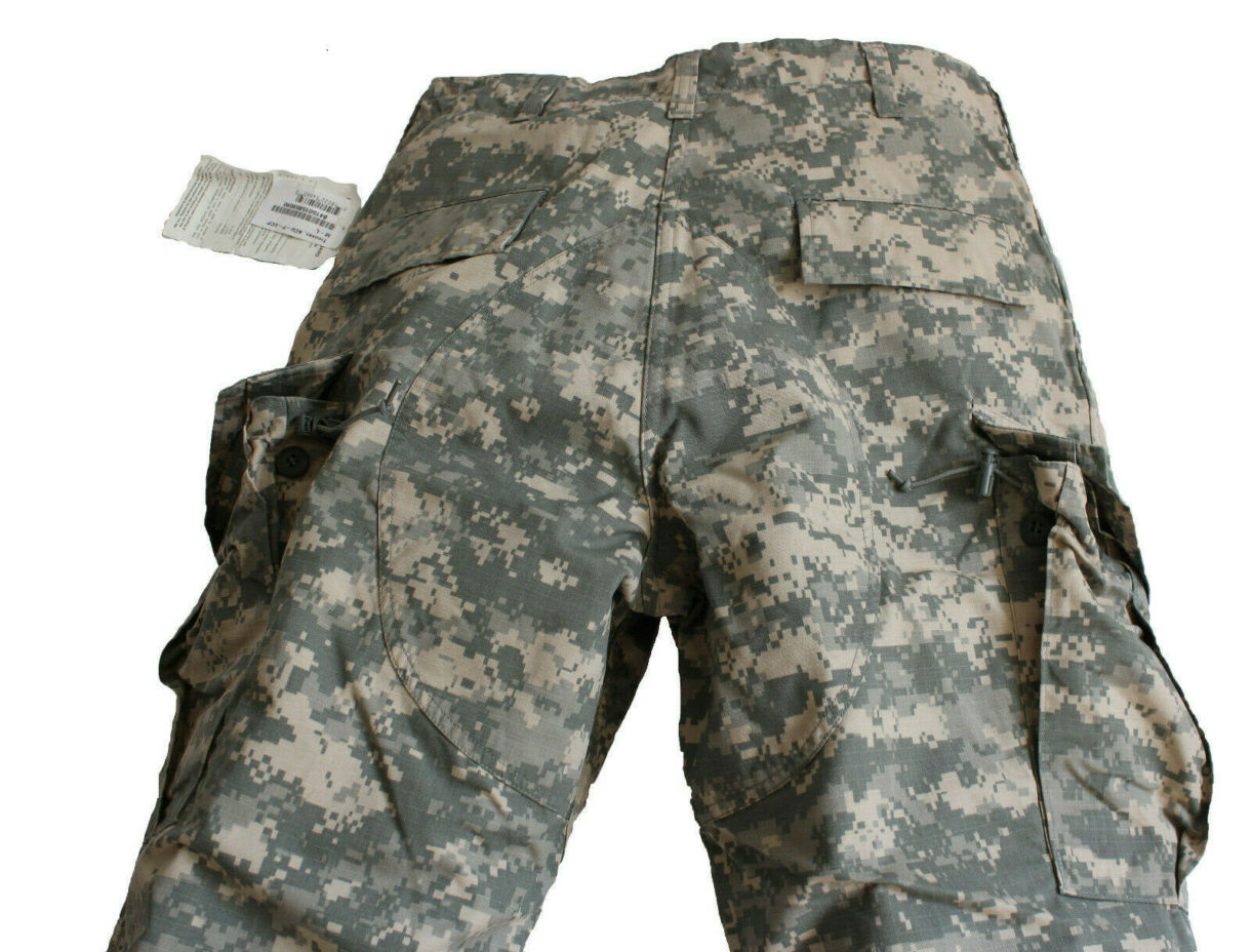 Army Combat Uniform Pant Camouflage Trousers Cotton Nylon Pants Green Camo