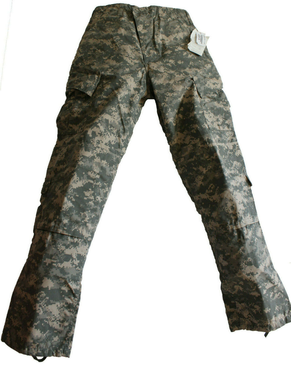 Army Combat Uniform Pant Camouflage Trousers Cotton Nylon Pants Green Camo