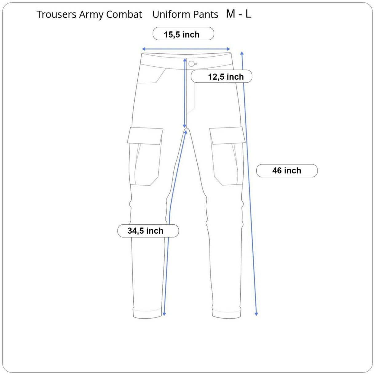 Army Combat Uniform Pant Camouflage Trousers Cotton Nylon Pants Green Camo