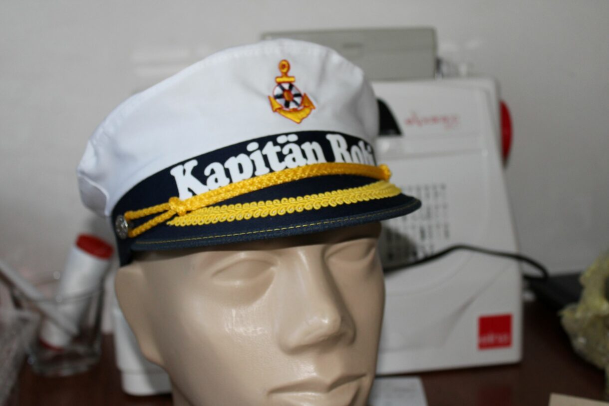 Captain's Hat, Sailor's Cap to Personalize with your Name, Skipper Hat , Marine Hat, Bachelor party, Bachelorette Party, Bridesmaids