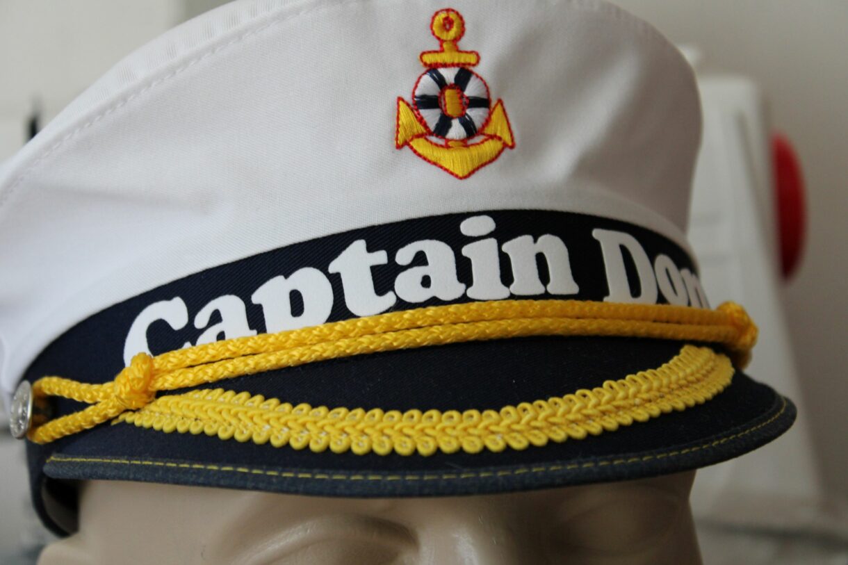 Captain's Hat, Sailor's Cap to Personalize with your Name, Skipper Hat , Marine Hat, Bachelor party, Bachelorette Party, Bridesmaids