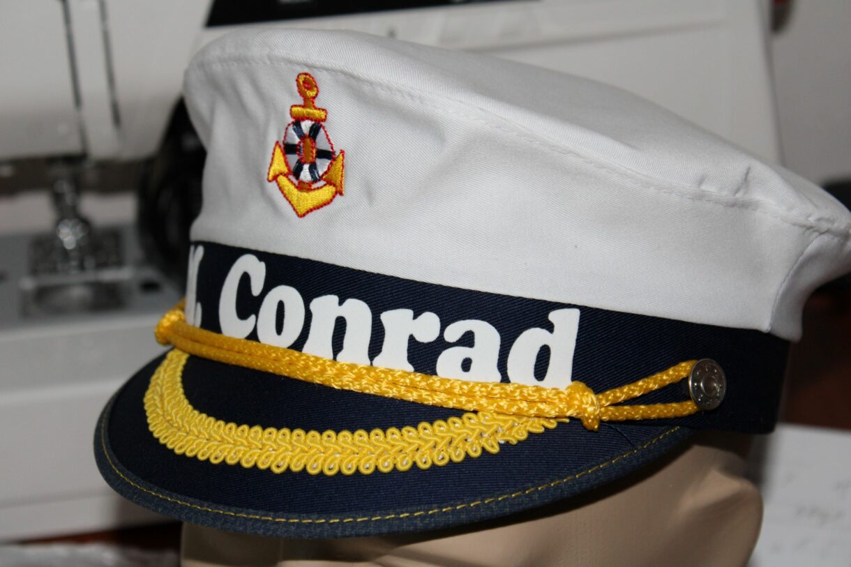 Captain's Hat, Sailor's Cap to Personalize with your Name, Skipper Hat , Marine Hat, Bachelor party, Bachelorette Party, Bridesmaids
