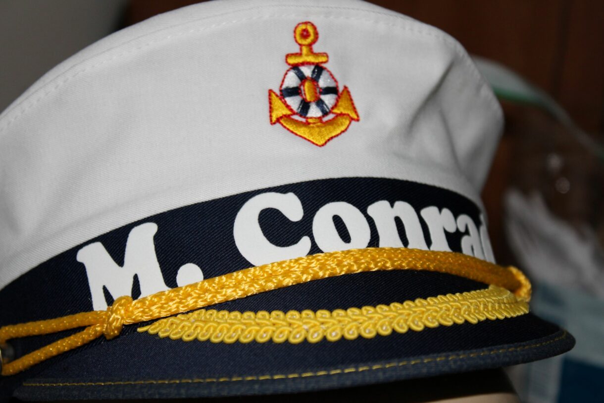 Captain's Hat, Sailor's Cap to Personalize with your Name, Skipper Hat , Marine Hat, Bachelor party, Bachelorette Party, Bridesmaids